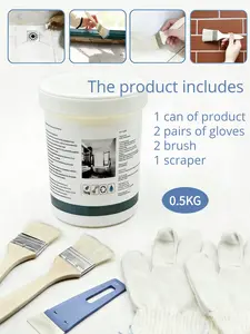 0.5KG Invisible Repair Agent for Waterproofing Brick Walls Bathrooms Roofs Transparent Coating Long Lasting Leak Protection， outdoor， survival outdoor accessories gift box camping essentials