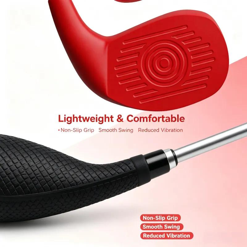 Official BucketGolf Club - Backyard Outdoor Golf Club with Oversize Club Head to Play BucketGolf, Hit Plastic Or Foam Golf Balls in Grass, Parks, Yards