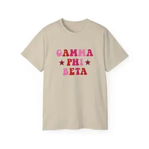 Gamma Phi Beta Pink Stars Tees