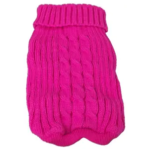 Pet Life LLC  Heavy Cotton Rib-Collared Pet Sweater