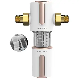 Spin Down Sediment Water Filter,Automatic Flushing,Protect Other Filter Systems and Appliances,40 Micron Flushable Prefilter Filtration (VT-Q700)