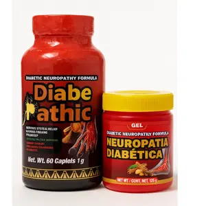 Combo Neuropatia Diabetica Neuropatia diabetica Tabletas 60 caplets 1g + Neuropatia Diabetica Gel 125g Viral Combo!