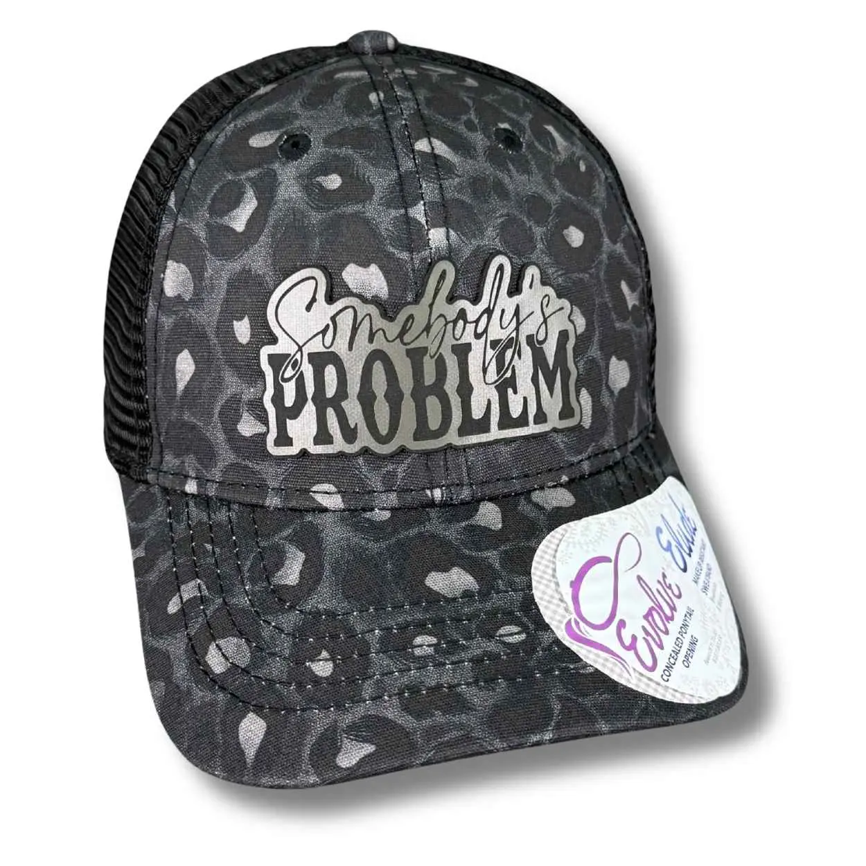 Somebody’s Problem Ponytail Hat, Funny Hat for Women, Sarcastic Gift for Her, Mom Hat, Girls Trip Hat
