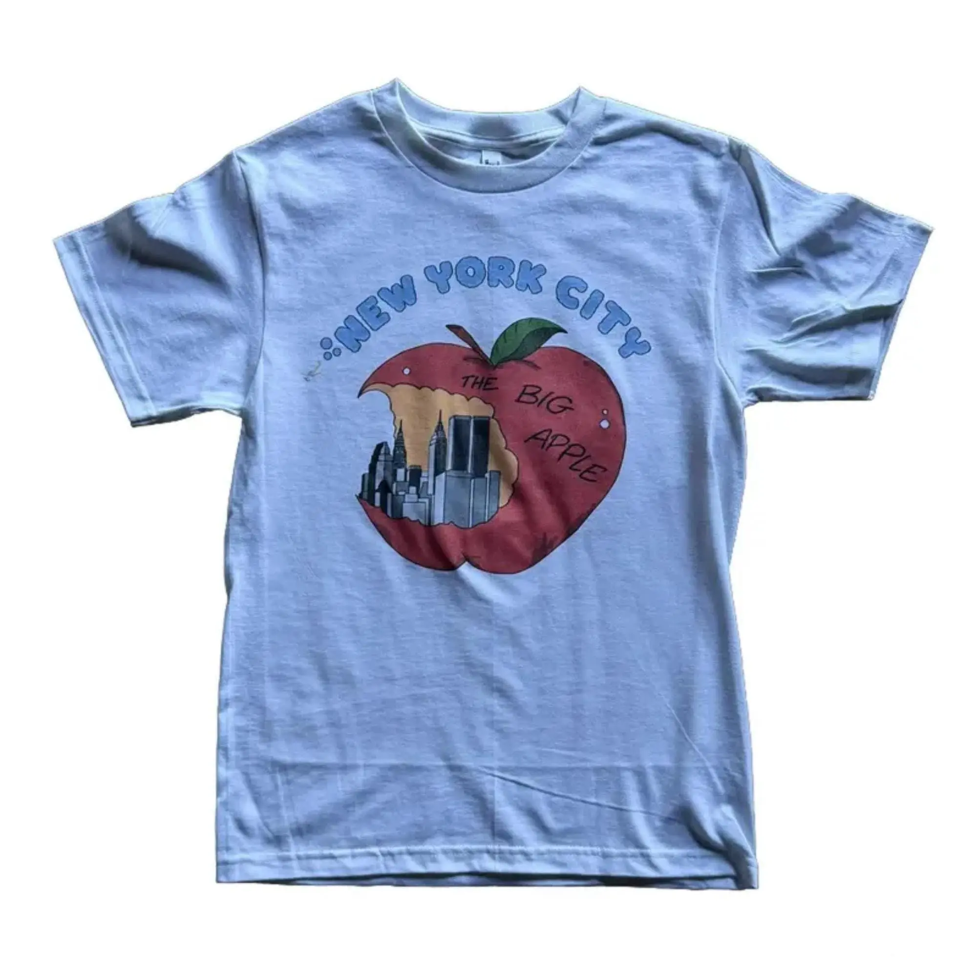 Vintage New York City Big Apple Graphic Tee Y2K Retro Souvenir T-Shirt
