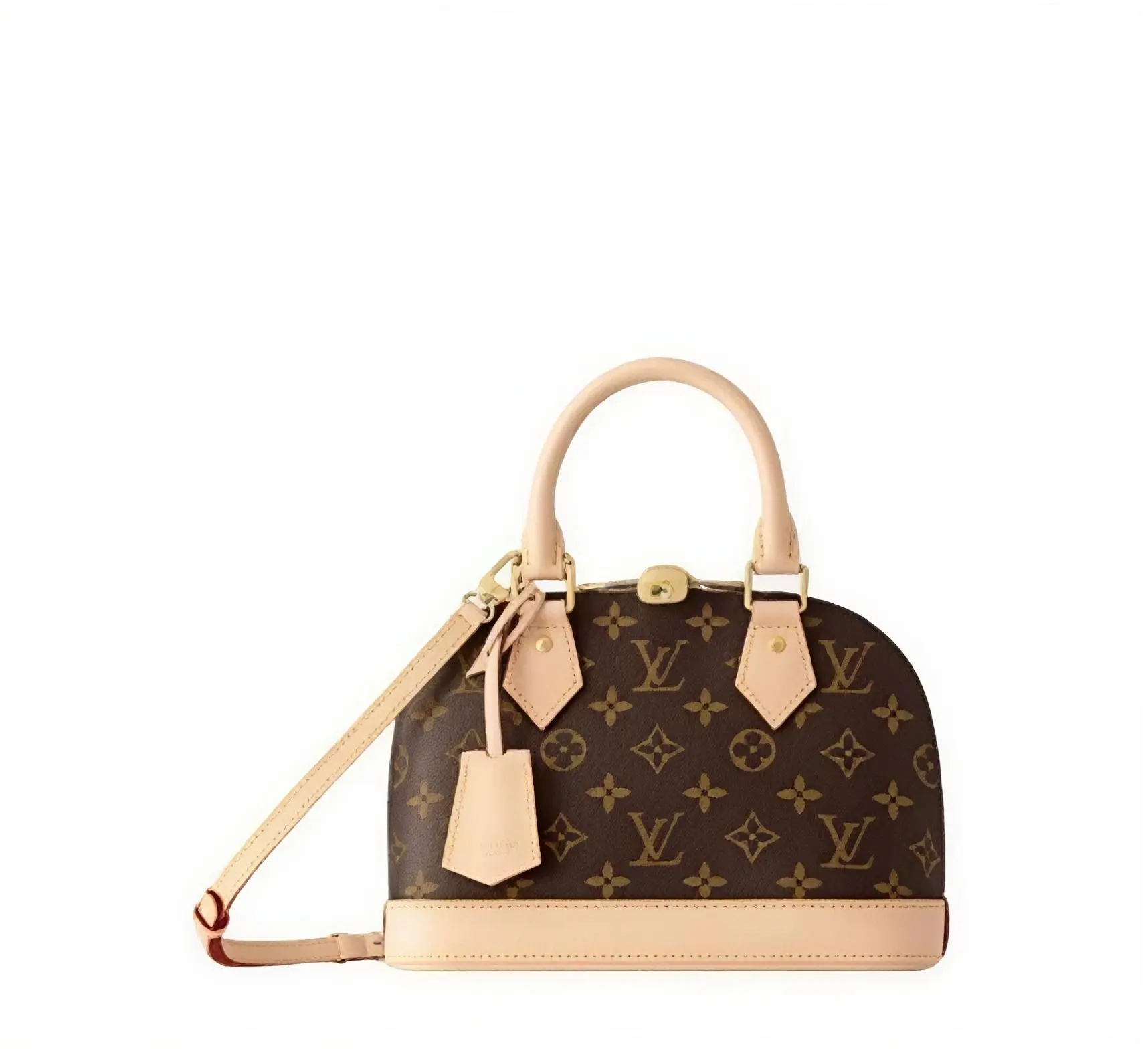 Pre-owned Louis Vuitton coated canvas Tote Bags alma bb