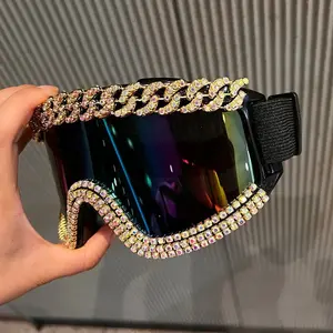 Punk Party Fashion Glasses with Protection - Bold Statement Glasses, Unisex for Men & Women, Blocking, for Concerts, Club Nights, Casual Attire - Fashionable Eyewear, Concert Accessories, Edgy Design, Stylish Construction, Trendy Shades, Festival Goers