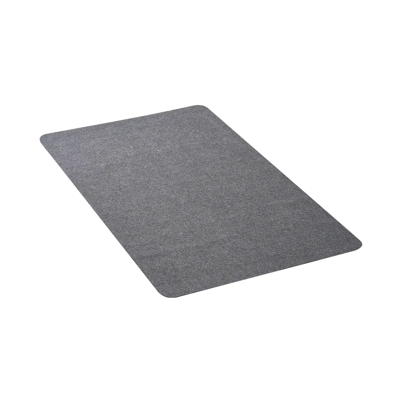 【Summerfinds】VEVOR Office Rolling Chair Mat, 55x35-in Large Indoor Non-Skid Mat, Polyester Smooth Surface, Silent Glide, Easy-Clean Hard Floor Protector for Study Use (Dark Grey)