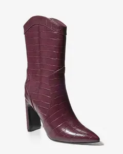 Croco Western Boot Wine