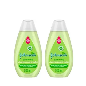 Johnson's Baby Camomila Shampoo Pack of 2 - 500ml - No Fragrances, Suitable for All Skin Types