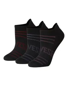 Hanes Moves Women's Seamless Stretch No Show Tab Socks 3-pairs Intimates Multi Pack Comfortable Fit Soft Fabric Breathable Hwmh3