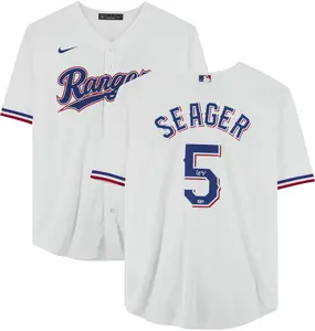 Corey Seager Texas Rangers Autographed White Nike Replica Jersey - Fanatics Authentic Certified