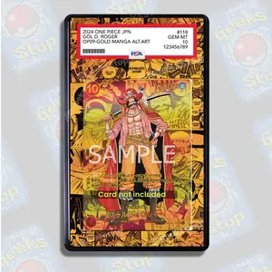 Gol D Roger Manga Extended Art Custom Display Case for OPTCG