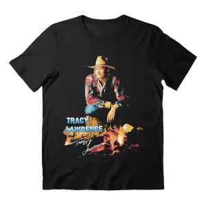 The Coast Is Clear Tshirt Tracy Lawrence Black Classic Sweatshirt, Heavy Cotton Fabric Menswear Tops
