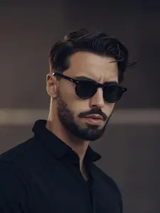 1 Pair Summer Round Frame Sunglasses, New Personality Travel Cool  Accessories for Women & Men, Lightweight and Durable for Outdoor Sun Protection Glasses for Daily Use