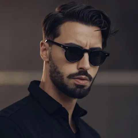 1 Pair Summer Round Frame Sunglasses, New Personality Travel Cool  Accessories for Women & Men, Lightweight and Durable for Outdoor Sun Protection Glasses for Daily Use, Trendy Casual Sunglasses, Unisex Lightweight Sunglasses