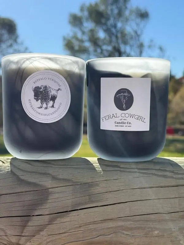 Buffalo Turquoise Candle
