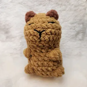 Small Brown Capybara - Handmade - Crochet Plushie