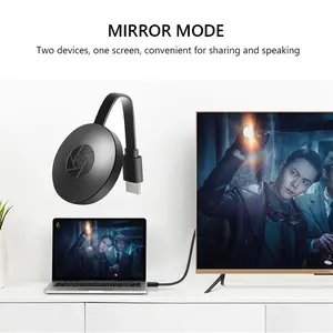 1080P HD Wireless TV Stick, Wired-Wireless WIFI Video Receiver Dongle Adapter, Portable Phone Casting Device for Mobile Phones, Android/iOS TV Boxes, Live Screen Projectors