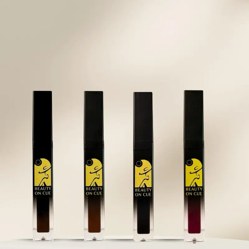 Beauty On Cue Lip Combo - Matte Liquid Lacquer Lip Liner - Keeper, Vesper, Eclipse & Totality - Vegan Friendly - Long Lasting & Smudge Proof - High Performance Makeup