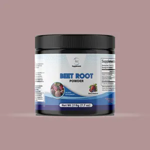 Beet Root Powder Natural Supplement - 219g (7.7 oz) - Edible Dietary Supplement for Healthcare and Nutrition