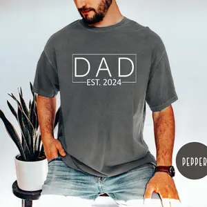 Custom Dad Shirt, Personalized Dad Shirt, New Dad Gift, Gift for dad, Father's Day Gift, New Dad Shirt, Dad Announcement Shirt