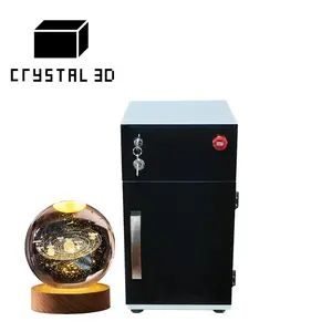 Glass Crystal 2D 3D Internal Carving Machine Desktop Portable Mini Green Light Wavelength 532nm Laser Marking Machine