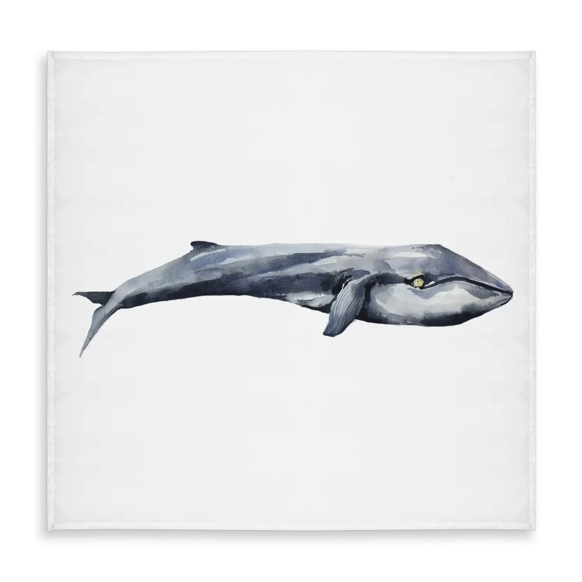 58x58 in Square Whale Print Outdoor Tablecloth with 360 Stand, Durable, Lightweight, Fade-Resistant, Easy to Clean, Water & Mildew Protection, Coastal Charm Decor for Indoor Outdoor Sea-Themed Spaces
