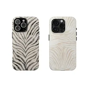 Stylish Tough Phone Cases iphone 12 | Trendy Zebra Print, Durable Tech Protection, Gifts for Her, Gender Neutral, Modern Decor