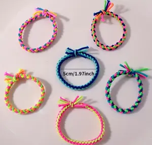 6 pc bundle of handwoven hair ties