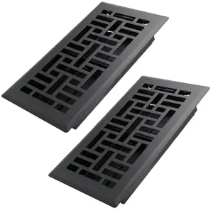 4x8 Inches Heavy Duty Walkable Floor Register Easy Adjust Air Supply Lever Floor Vents - Vent Cover for Home Floor outdoorfun