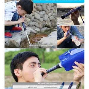 Portable Ultrafiltration Direct Drinking Filter Personal Emergency Camping Water Purifier Straw Outdoor Water Purifier