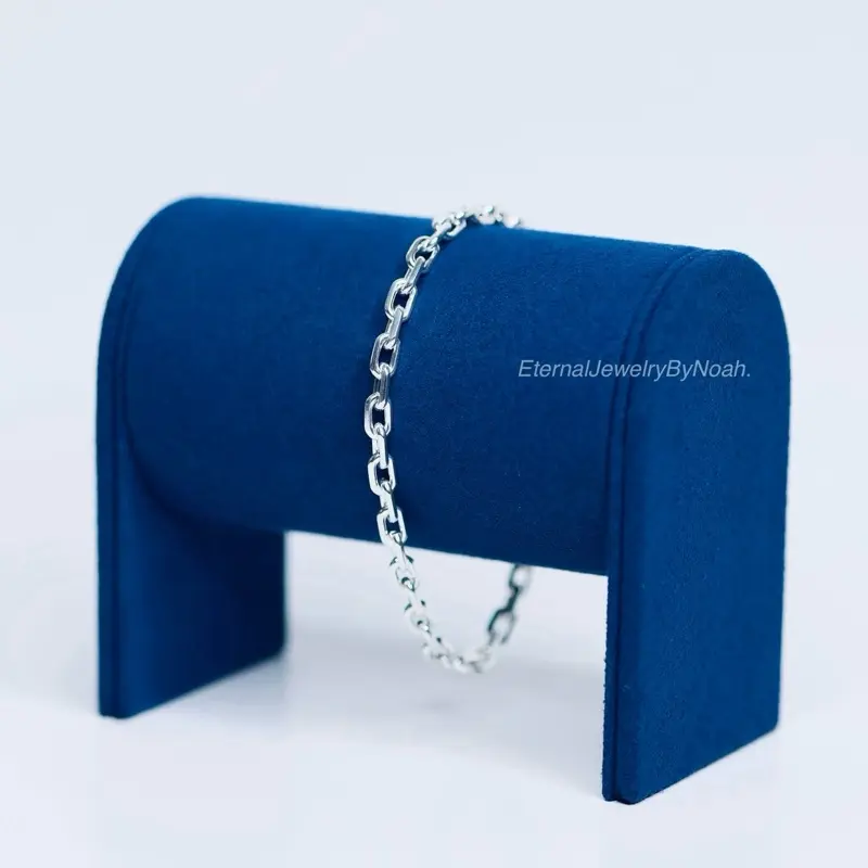 4mm Prisma Bracelet - PERUVIAN SILVER 950