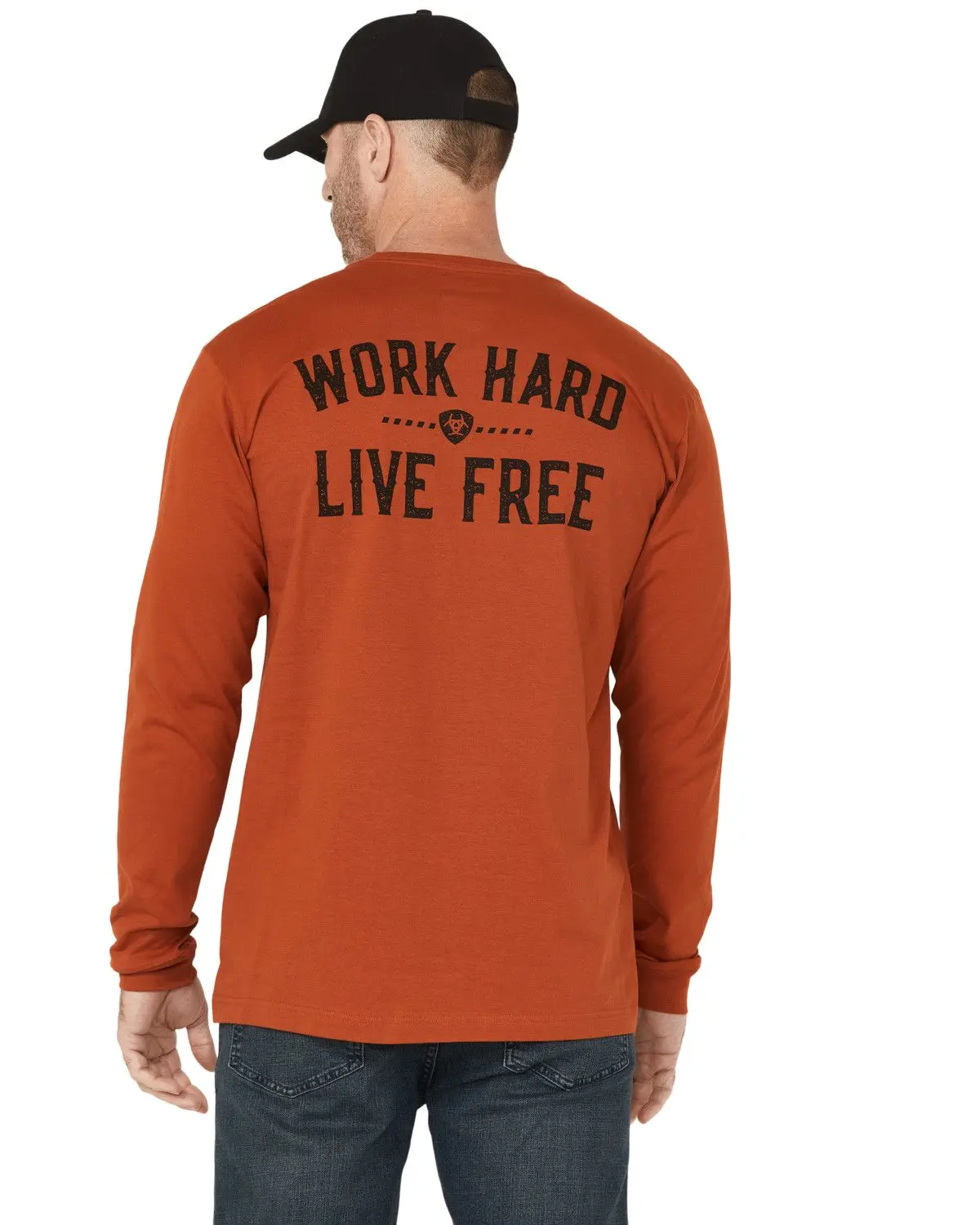 Ariat Men's Men'S Rebar Cotton Strung Long Sleeve Work Shirt - 10062269