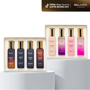 Bellavita Luxury Him & Her Gift Set | Couple Perfume Combo | Men's & Women's Gift set | Romantic Fragrance Set for Couples | Vegan & Cruelty-Free | Super Brand Day Exclusive