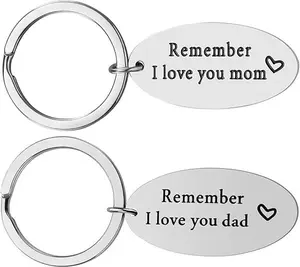 Mother’s Day Keychain for Mom – Sentimental Gift from Son with Loving Message matching