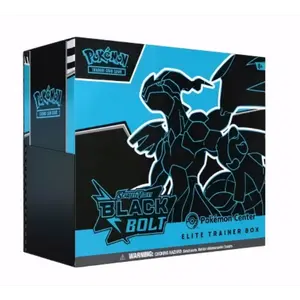 Pokémon Center Exclusive Scarlet & Violet Black Bolt Elite Trainer Box - Includes 11 Booster Packs 65 Sleeves 45 Energy Cards and More