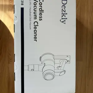 Product Review of Dezkly Cordless Vacuum Cleaner, 300W 23KPa Lightweight Stick Vacuum with 48mins Runtime Battery, 3 Suction, LED Display, Powerful Vacuum Cleaner with Sofa Brush for Hard Floor/Carpet/Pet Hair/Car from y**k