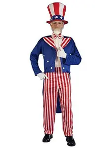 Uncle Sam - Patriotic - Costume - Men - Standard/One Size