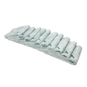 [Korean Quadrant Wipe] Plush Microfiber Coating Leveling Towel (16 in. x 16 in., 350 gsm) - 10 pack