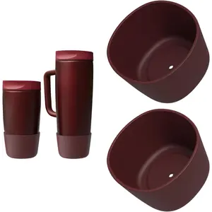 2 count  Boot for  SmoothSip Slider 12oz 20oz, Anti-Slip Protective Sleeve for  Coffee Tumbler Travel Mug Cover Base Accessories,