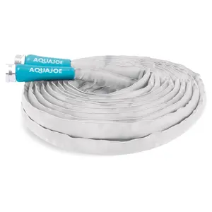 Aqua Joe 50 Foot Expandable RV Hose with Flexible Fiber Jacket, AJFJH50-58-RV