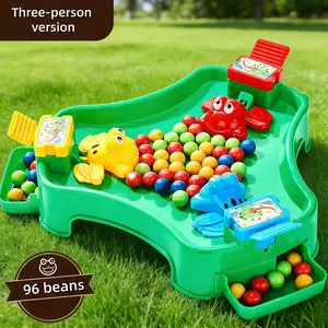Frog Eating Beans Kids Toy for Boys Ages 3-6, Desktop Puzzle Game, Parent-Child Interaction, Two-Person Battle, Multiplayer Fun