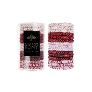 L Erickson Grab & Go Pony Tube - Hair Ties Set of 15