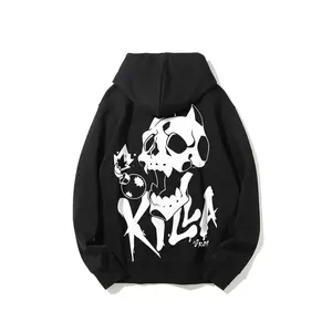 JoJo's Bizarre Adventure Killer Queen Themed Hoodie, Made in the USA | Premium Cotton Blend Street wear Hoodie | Relaxed Fit