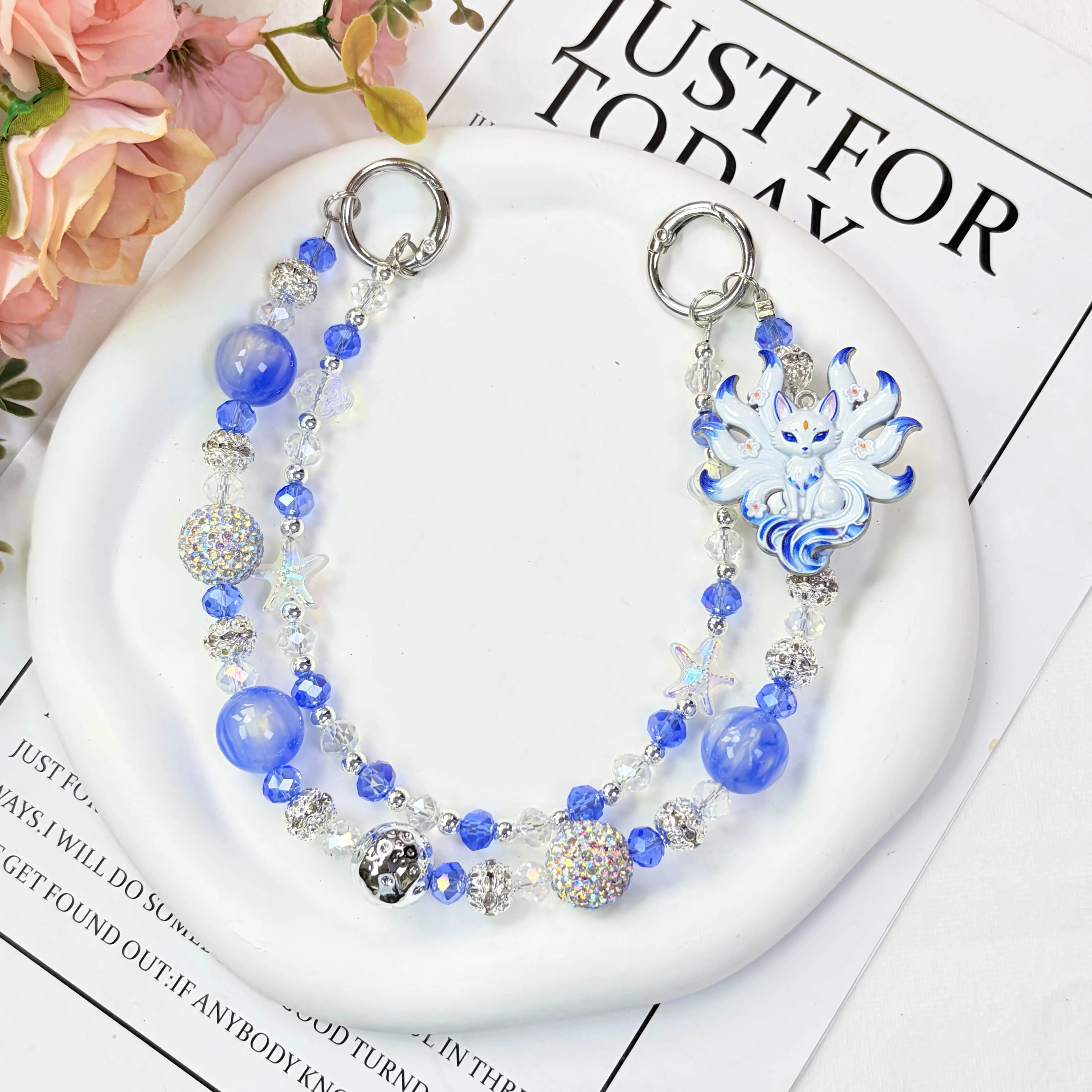 Fox Style Bag Charm,Delicate Handbag Pendant Accessory for Women, Detachable Bag Charm,Pretty Holiday Gift,Ideal Birthday Gift for Girls & Women,Summervibes