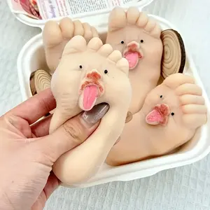 [Funny Paw Prank Pinch] Funny Paw Prank Pinch | Taba Squishy Toys | Cat Paw Cute Kawaii Squeeze Toys | Sticky Squishy Fidget Toys TPR Squeeze Toy for Relax | Best Gift for Party Halloween Christmas New Years School Supplies