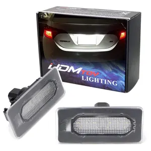iJDMTOY 3W Full LED License Plate Light Kit For 2014-2018 Toyota Corolla, Powered by 18-SMD Xenon White LED