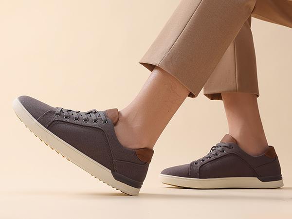 Bruno Marc Men's Casual Canvas Sneakers - Comfortable Footwear for Everyday Wear