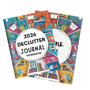 2026 Declutter Journal Workbook – Daily Planner & Life Organizer for Productivity, Habit Tracking, Goal Setting & Home Organization | Perfect Gift for Students & Busy Moms