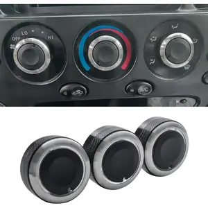 Upgrade Control Switch Knob For Toyota Tundra Accessories, 2000, 2001, 2002, 2003, 2004, 2005, 2006. Replaces 55005-0C010 559050C010 Air Conditioning Control Knob Button
